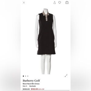 Burberry Black Sheath Cocktail Dress